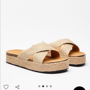 Woven Platform Sandals